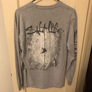 Grey Salt Life long sleeve T-shirt